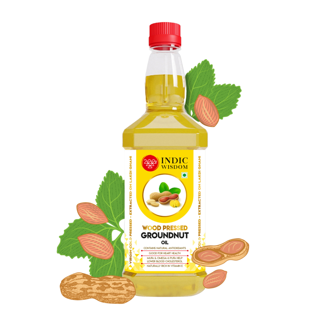 Groundnut Oil Vector image