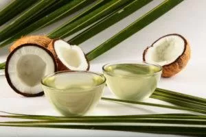 Oil pulling with coconut or sesame oil