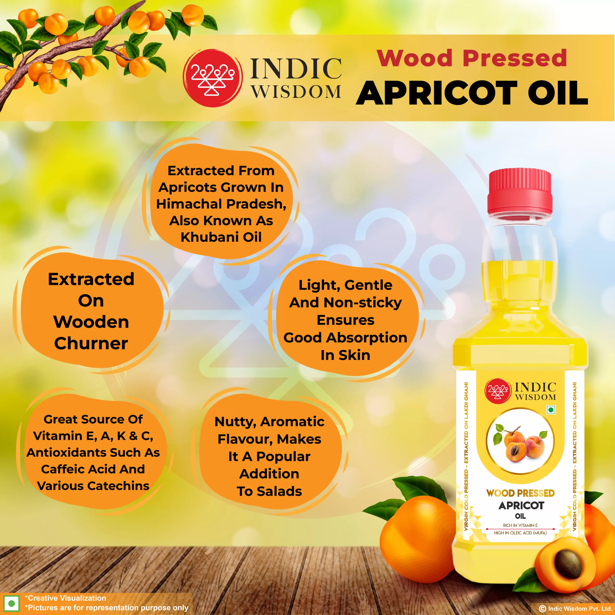 Benefits of wood pressed apricot oil