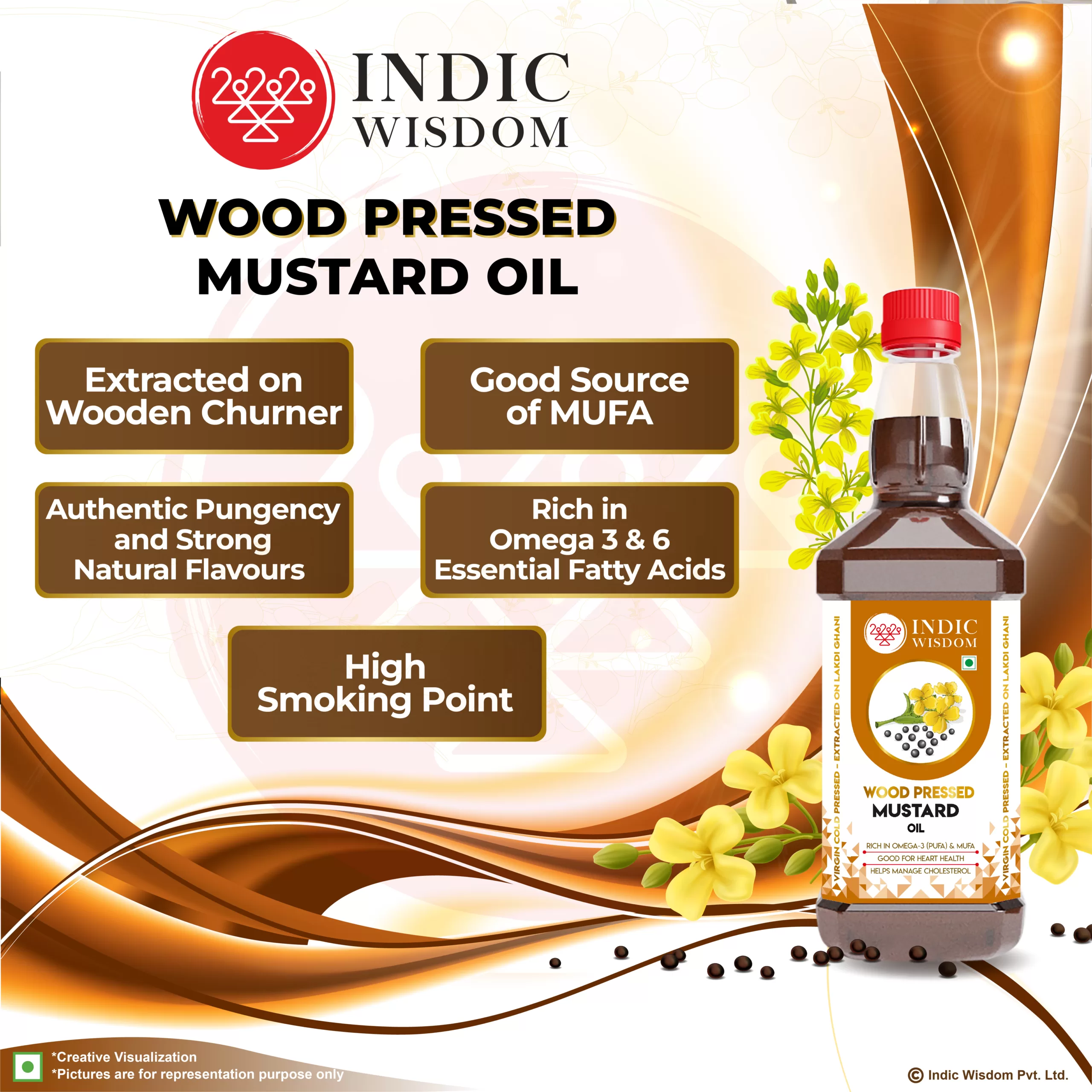 Benefits of wood pressed mustard oil